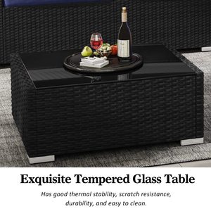 متين مقاوم للماء الروطان للفناء حديقة الفناء لغرفة المعيشة لتناول الطعام فندق شقة الأثاث استخدام - Product Image 6