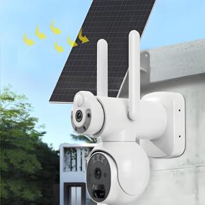 Best-seller 2025 Mini PTZ 6MP macchina fotografica IP ad energia solare per esterni con visione notturna memoria scheda di memoria di archiviazione dati e sensore di CMOS - Product Image 3