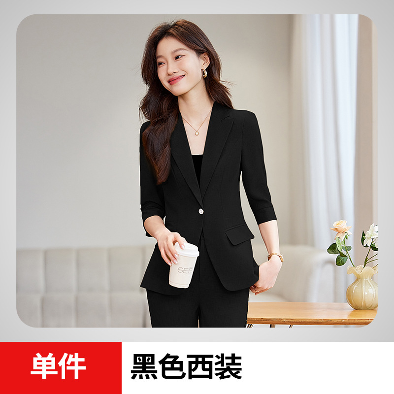 black suit