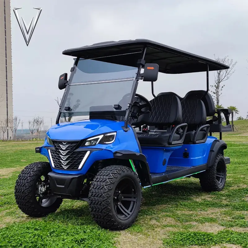 Chinês mini EUA 4 6 assento 12 seater carrinhos de golfe elétricos preços baratos carro de buggy para venda 72v bateria lithium ion golf cart