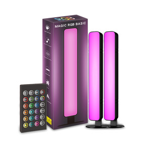 USB LED çubuk süslemeleri gece işıkları uzaktan kumanda müzik ritim ortam lambası 4 dinamik modları ile RGB Bar ışığı bilgisayar için sahne - Product Image 1