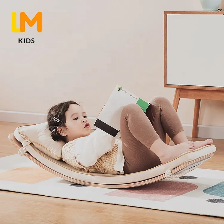 LM-tablero educativo Montessori para niños, tabla de equilibrio de madera para practicar yoga y fitness