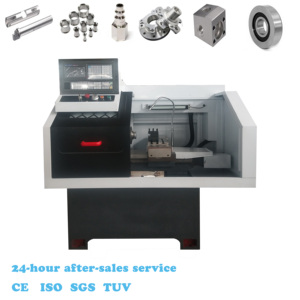 Máquina de torno CNC pequeña, torno paralelo, mini torno CNC para corte de rosca de precisión - Product Image 1