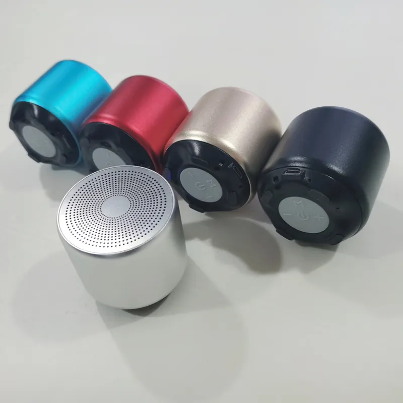 Mini caixa de som bluetooth portátil, alto falante, áudio baixo, alto falante