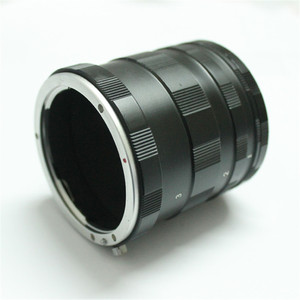 尼康DSLR相机微距摄影扩展适配器管金属材料和手动操作 - Product Image 4