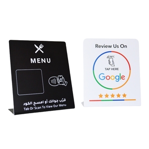 Social Media programable Qr Code 215 Google Review Card Pvc en blanco Google Review NFC Card Stand Rfid Card - Product Image 4