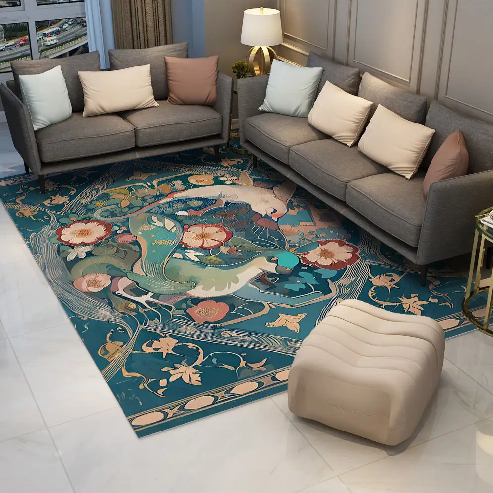 Tappeti e tappeti da pavimento con motivo moderno di nuovo Design con stampa in poliestere tappeto 3d
