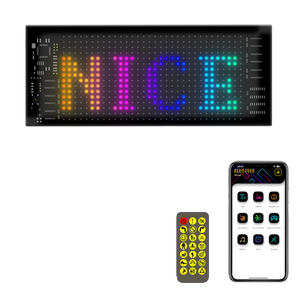 APPプログラマブルエレクトロニクスLEDネームバッジ多言語工場卸売タグスクロールメッセージプレートパネル屋内用 - Product Image 1