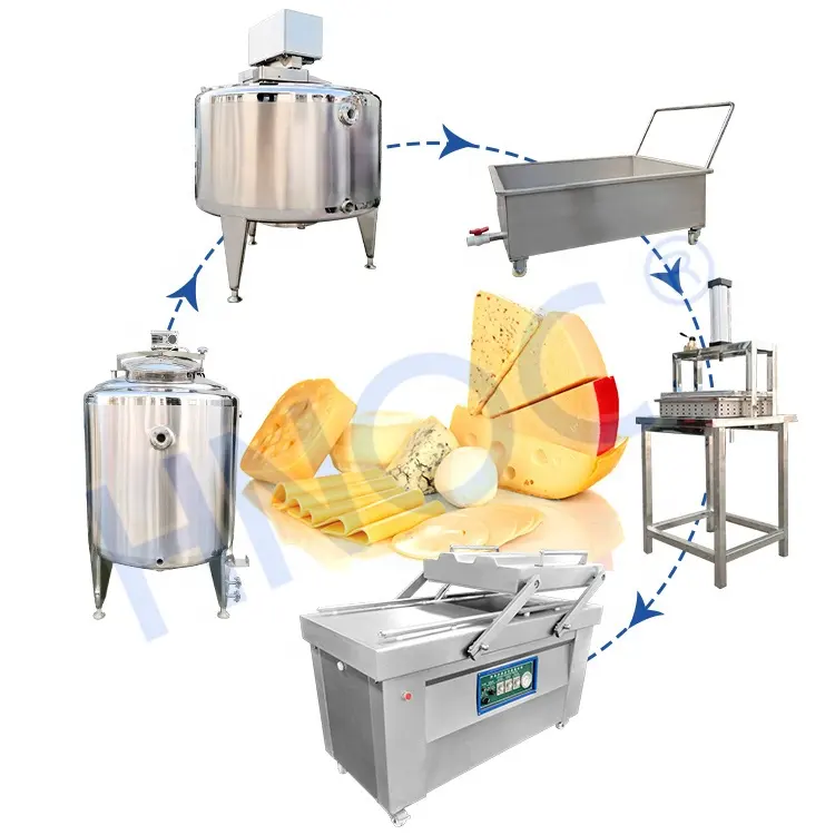 Kwaliteit Productie Apparatuur Kaas Vat 200l Kleine Kaas Proces Cooker Maken Machine Te Koop