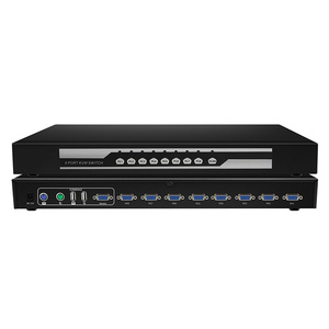 PINWEI 1080P 8 Port <strong>VGA</strong> KVM Switch 8 in <strong>1</strong> Out 8x1 <strong>VGA</strong> Switcher with PS2 Console - Product Image 1