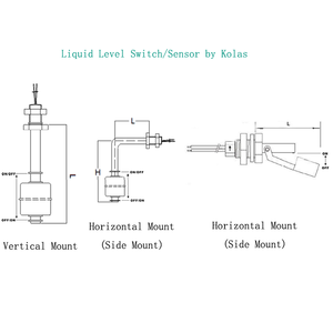 Float-47LP-FLANGE30磁性液位传感器液位指示器水箱浮子滚珠开关塑料液位控制器 - Product Image 3