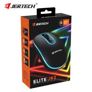 JERTECH JR2 2.4GHz Mouse Business portatile Mini Mouse casa rosso LED del Computer Mouse da ufficio senza fili - Product Image 1