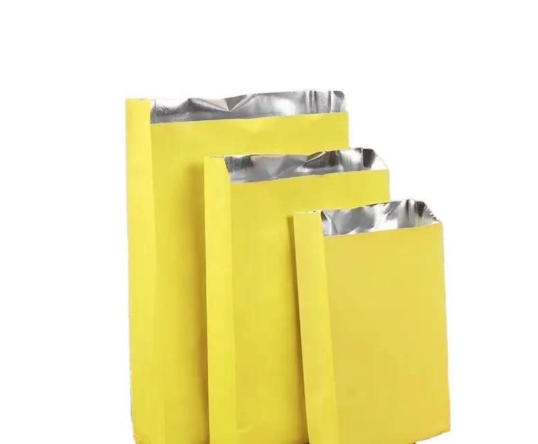 Logo stampato personalizzato stand up foil pouches con 3 guarnizioni laterali per il confezionamento di patatine fritte