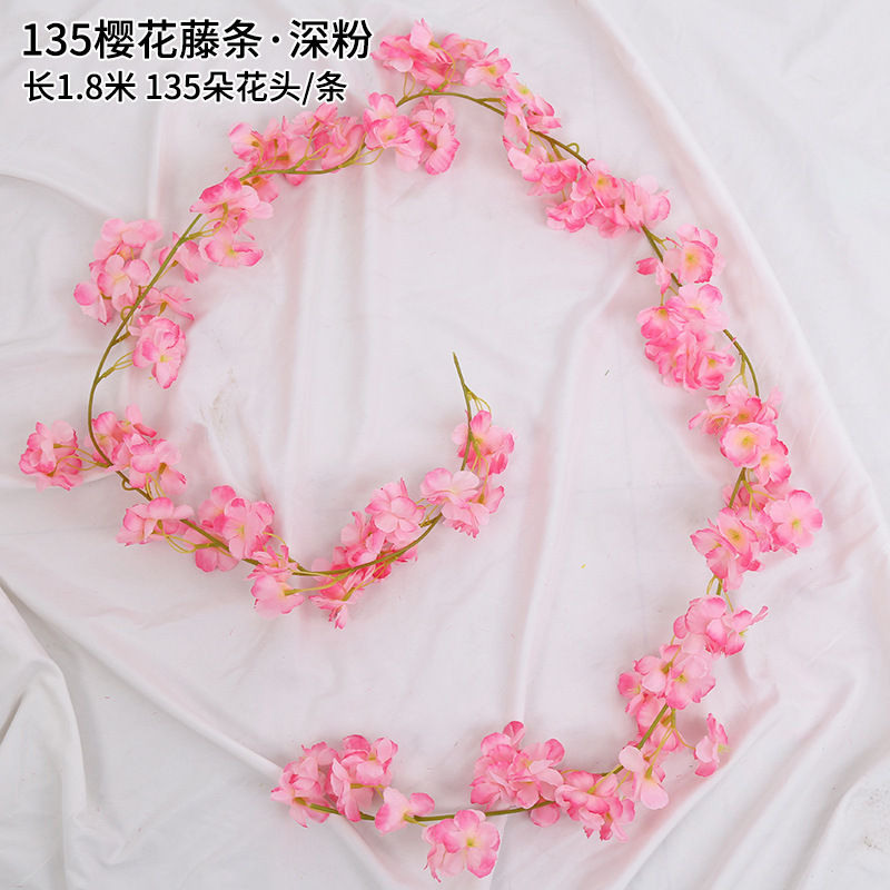 135 fleurs de cerisier rose foncé