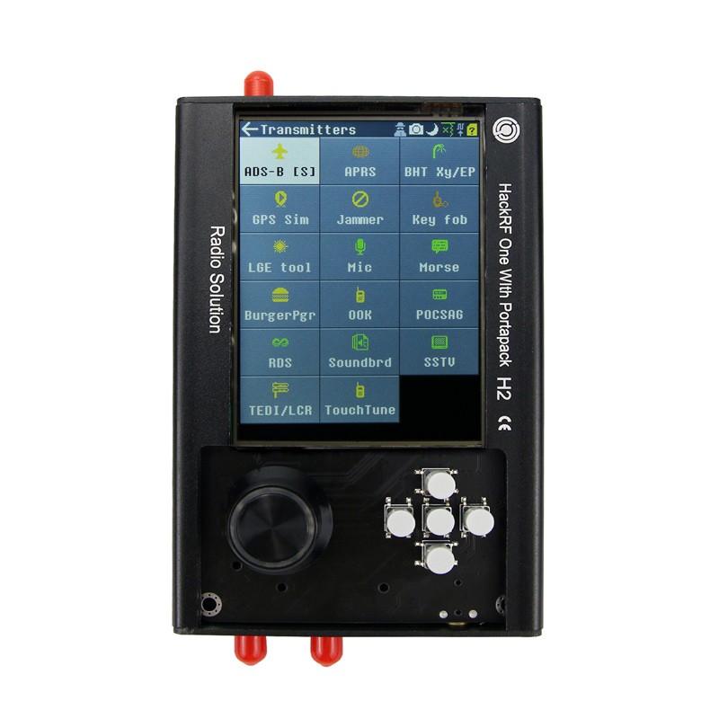 PortaPack H2 SDR Radio Transceiver with 5 Antennas & Data