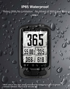 Rechargeable <strong>Wireless</strong> Bike <strong>Computer</strong> CL600 <strong>with</strong> GPS Positioning for Outdoor Bicycle Riding - Product Image 5