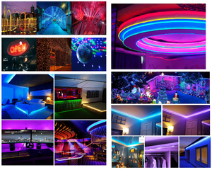 Rgb Pixel LED string Smart led bakercarousel led single pixel dmx led strip light WS2813 WS2815