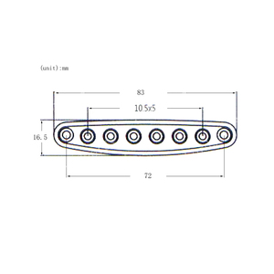 <strong>High</strong> <strong>Quality</strong> Gold <strong>String</strong> Thru Body Ferrule Plate <strong>String</strong> Ferrules Bushing Plate Guitar Bridge <strong>String</strong> Bushing for Guitar Parts - Product Image 5