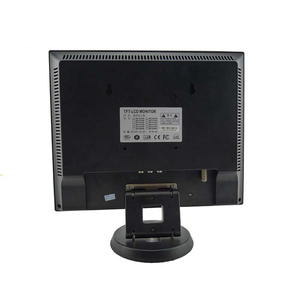 Pantalla de monitor LCD blanco y negro de 10 pulgadas Interfaces BNC TFT Entradas VGA DVI 4:3 Altavoz de monitor LED de 12 pulgadas utilizado para escritorio