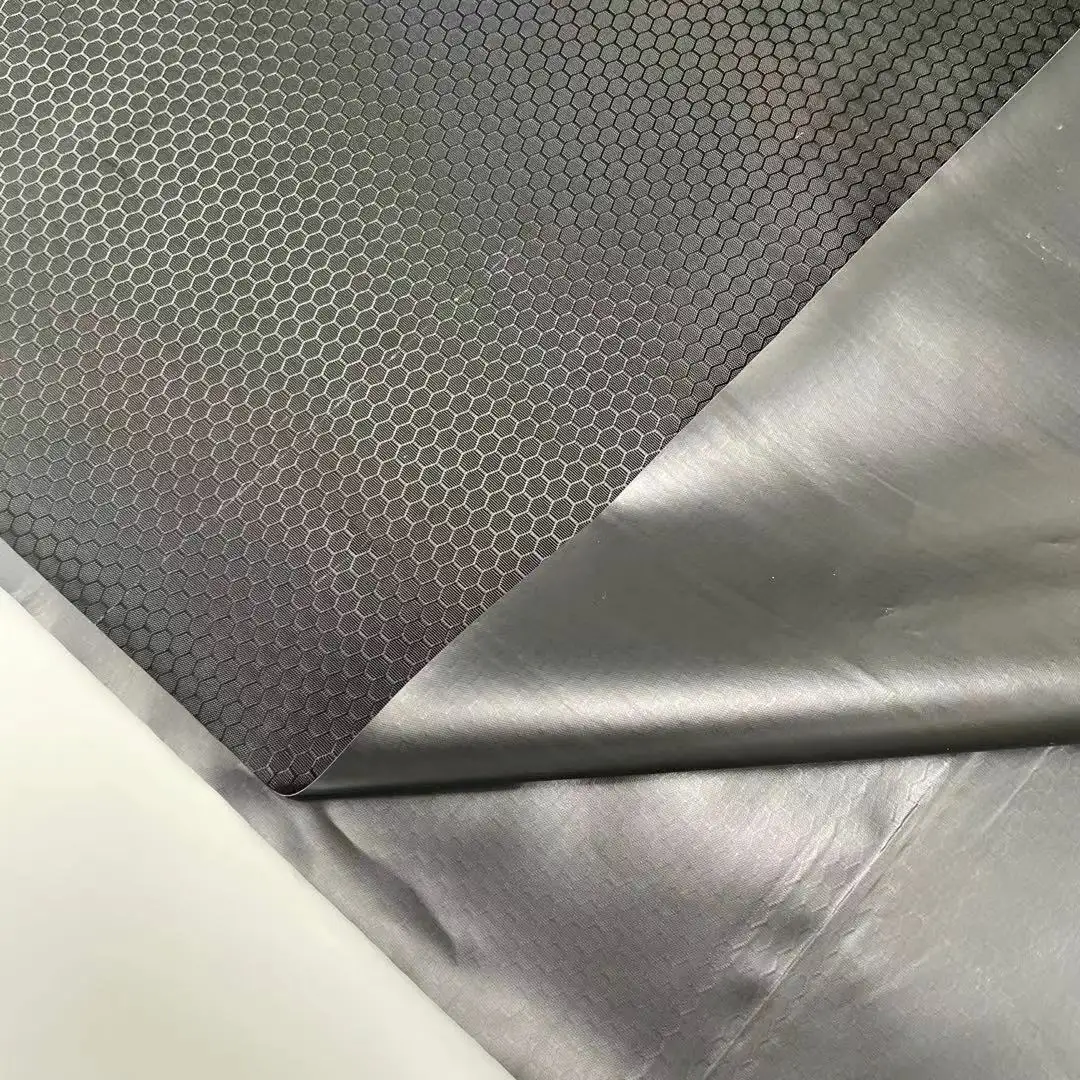 Tessuto rivestito in PVC oxford con griglia da calcio in poliestere 420 D