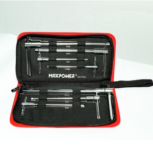 MAXPOWER 3-<strong>way</strong> Design Chrome Finish T-handle Spinner <strong>Star</strong> Hex Key Wrenches