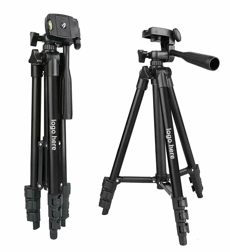 3120 support de support noir professionnel 3110 tête de trépied en aluminium vidéo télescopique trépied de caméra pour appareil photo et Smartphone