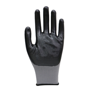 Ucuz özel 13g naylon örgü nitril kaplı endüstriyel mekanik Anti yağ koruyucu eldiven fabrika fiyat Guantes Luvas CE 3121X