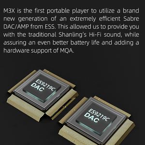 Shanling M3X MQA desteği hi-res taşınabilir oyuncu çift ES9219C DAC/AMP DSD256 384kHz/32bit iki yönlü BT 3.5mm & 4.4mm çıkış - Product Image 3