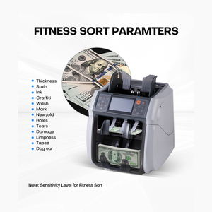 Factory Direct High Quality Dual CIS Banknote <strong>Note</strong> <strong>Sorting</strong> <strong>Machine</strong> Coin Counter and Sorter