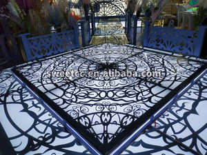 2020 son tasarım taşınabilir light up 3d kıvılcım düğün sahne led dans pisti paneli - Product Image 5