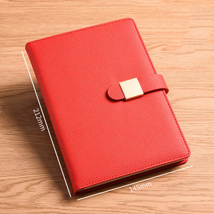 Cuaderno de bolsillo en espiral forrado con bolígrafo en soporte Cubierta de papel Kraft duro Bloc de notas Steno Pads con notas adhesivas e índice de color - Product Image 3