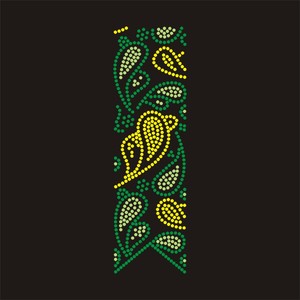Iron on Custom Strips Crystal Rhinestone Transfer <strong>Cheer</strong> <strong>Bow</strong> Design - Product Image 5