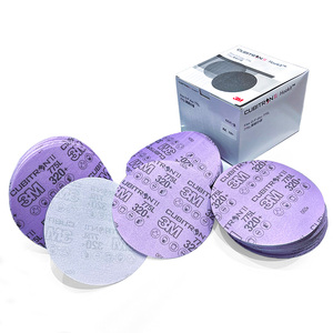 3M Stikitディスクフックとループ5 in 3M II Hookitフィルムディスク775Lコーティングカット切断角度フルート紫 - Product Image 1