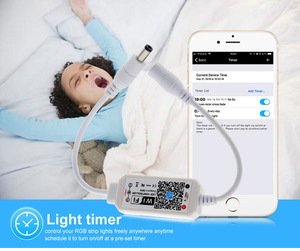 5050 RGB RGBW LED Streifen WiFi Licht Controller Google Phone Alexa Voice IOS/Android APP Controller DC5-28V - Product Image 3
