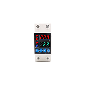AVP 2P 220V 110V 40A 63A 80A Ac DC ajustable sobre bajo voltaje protector de corriente eléctrico usado Protección voltaje y corriente - Product Image 4