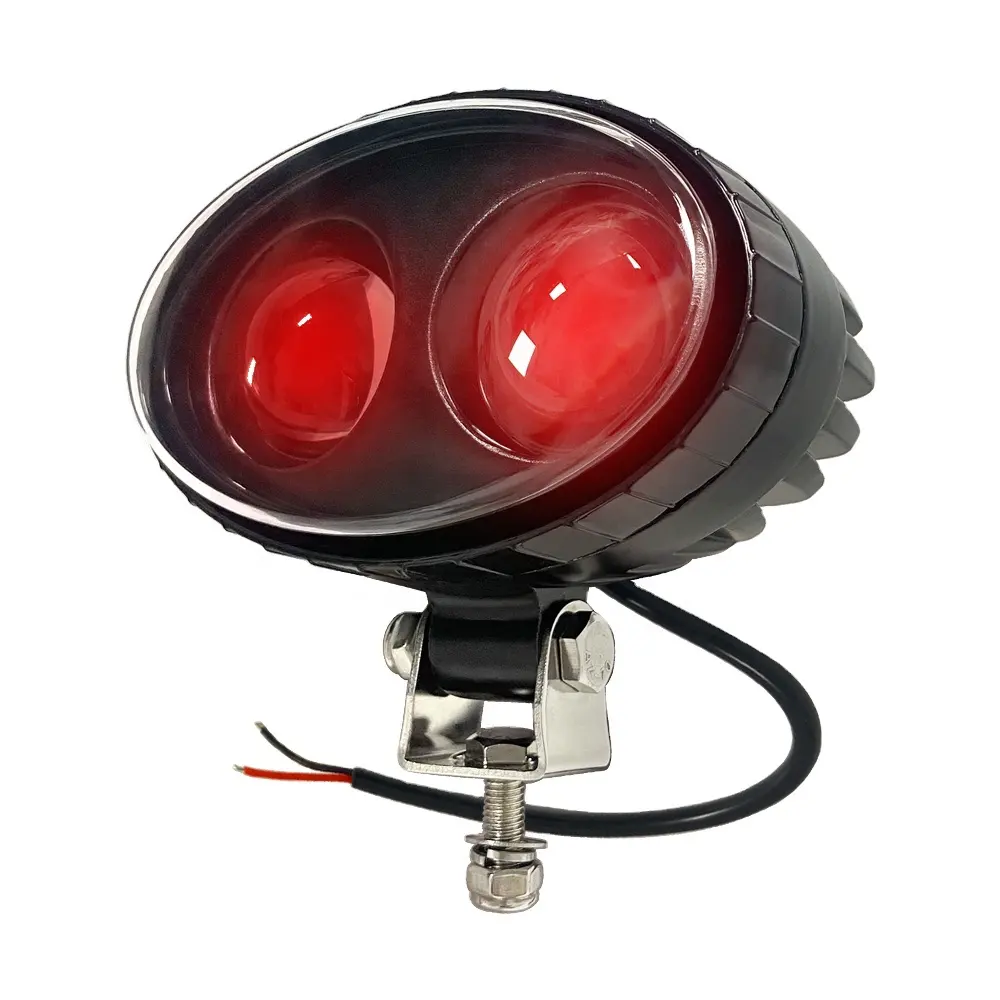 Accesorios de seguridad para carretilla elevadora led, 10V-80V CC, luces de advertencia de punto rojo, gran oferta