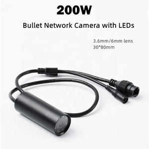 Factory Sales 1080P 2MP Network <strong>Camera</strong> Infrared Mini <strong>Bullet</strong> IP <strong>Camera</strong> with <strong>LEDs</strong> Lens 3.6mm RJ45 Port 30*80mm - Product Image 3