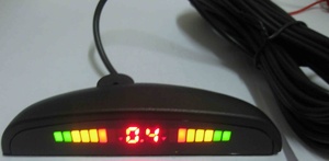 通用DIY小发光二极管显示汽车驻车传感器4个前后传感器倒车雷达蜂鸣器牌照防水 - Product Image 4