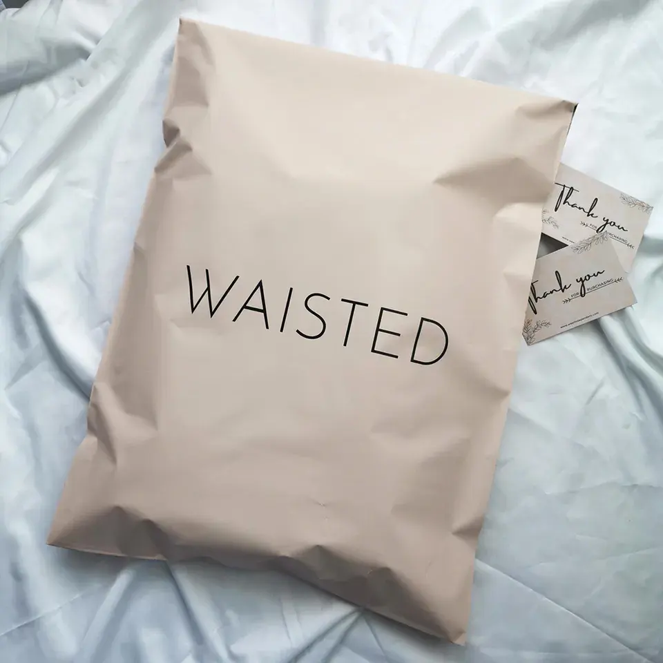 Impresión de logotipo personalizado, bolsas ecológicas biodegradables de poliéster, envío exprés, alta cantidad