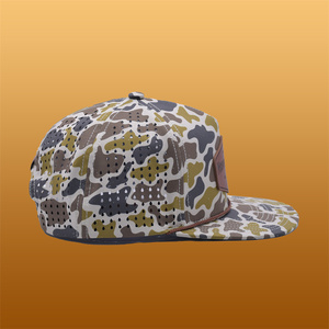 Custom Sublimation Printing Cutting Hole Perforated 5 <strong>Panel</strong> Sport Snapback Cap Leather <strong>Patch</strong> Logo Snapback for Men - Product Image 4