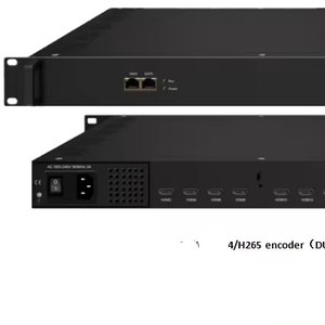 Codificador de entrada de 2/4/8/16/24 canales compatible con H264 + H265 DUP/RTP/RTSP/RTMP/HLS/M3U8/SRT/etc. Modulador IP a analógico de 2/4/8/ - Product Image 1