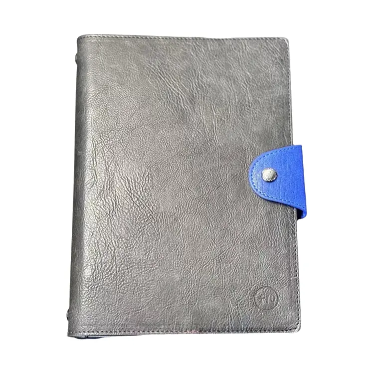 Color Changing PU Leather A5 Loose-leaf Notebook U-shaped Buckle Business Notebook With Card Slot Pen Slot