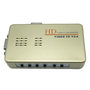 Adaptador de video por componentes a VGA con caja convertidora de monitor LCD a color Características Pantalla de salida AV