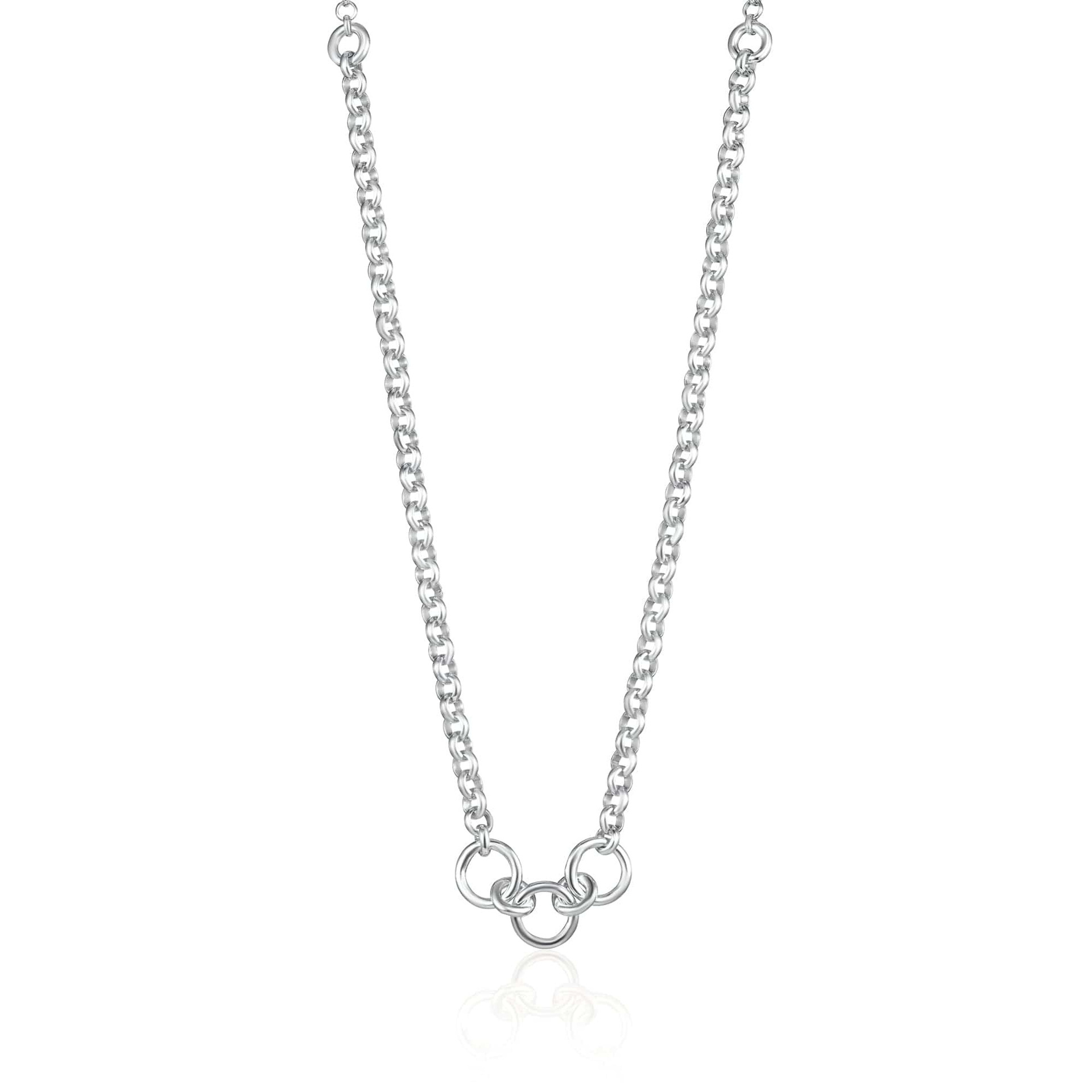 Collar color acero