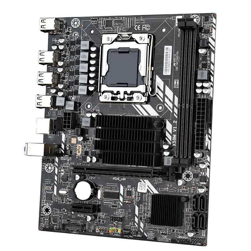 Carte mère MATX X58, LGA 1366, PCIE x16, originale, gaming extrême