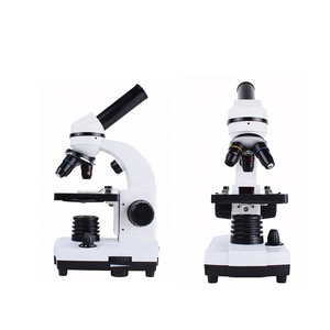 XSP-1405B 45度倾斜可旋转单目观察头部学校实验室发光二极管照明生物显微镜 - Product Image 3