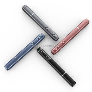 2.4G ricaricabile Wireless Presenter puntatore Laser penna custodia in metallo rosso luce verde tipo C ricevitore Powerpoint PPT - Product Image 4