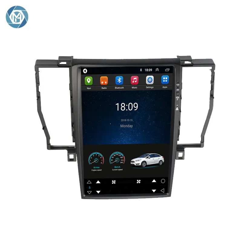 12,8 дюймовый GPS BT WIFI сенсорный экран Android автомобильный мультимедийный DVD-плеер для Toyota Crown