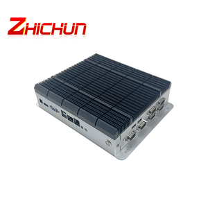 Intel Core I7- 4. Embedded Mini-PC CPU+ 4 GB+ 64 GB SSD 2 LAN linux VGA RS232/485 4 G HD WLAN lüfterloser industrieller Embedded-Box-PC - Product Image 2