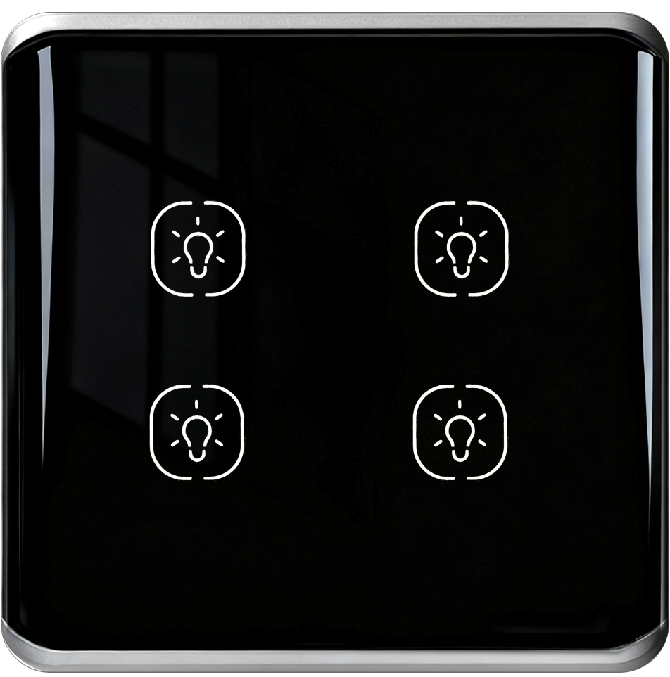 Black 4gang WIFI
